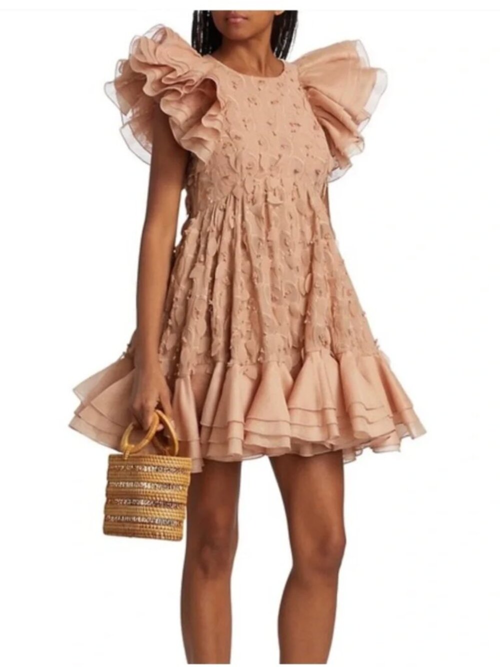 Zimmerman Dancer Frilled Mini Dress NWT Size 1